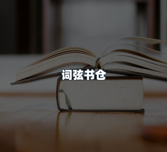 关于词弦书仓